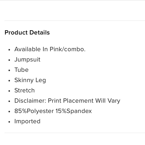 😊Sweet Color Jumpsuit😊 - Picture 5 of 5